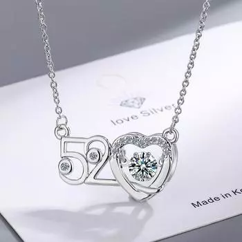 Стерлингового Серебра 925 пробы, милое колье-подвеска в форме сердца, ожерелье для женщин, красивое ожерелье с цирконием, свадебная вечеринка, ювелирное изделие, подарок Klfda