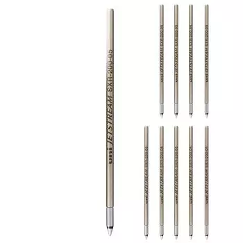 Стержень для карандаша Mitsubishi Jet Stream, черный, 1 шт. x 10 упаковок, фрикционные чернила Jet Stream MITSUBISHI PENCIL SXR-200-05-24 0,5 мм, ультратонкий