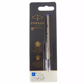 Стержень для ручки Parker PARKER 5th Technology, синий, F, тонкий наконечник, 1950275 (S1162722) [Элемент] синий