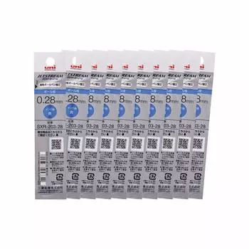Стержень для шариковой ручки Mitsubishi Pencil Jet Stream Edge Blue 10 шт. 0,28 SXR20328.33 синий