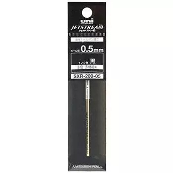 Стержень для шариковой ручки Mitsubishi Pencil Oil-Based SXR-200-05 черный 24 набор из 2 шт.