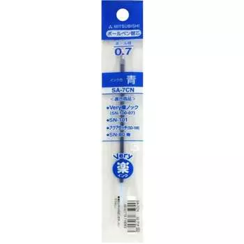 Стержень для шариковой ручки Mitsubishi Pencil SA-7CN синий 10 шт. SA7CN.33