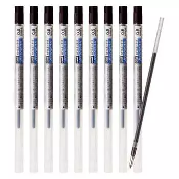 Стержень для шариковой ручки Mitsubishi Pencil Style Fit Jet Stream 0.5 черный 10 штук Hako SXR8905.24
