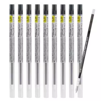 Стержень для шариковой ручки Mitsubishi Pencil Style Fit 0.38 черный 10 штук UMR10938.24