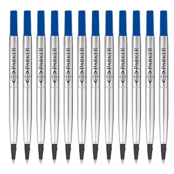 Стержень для шариковой ручки PARKER M Blue 1950311 Оригинальный импортный продукт на водной основе