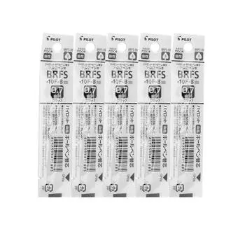 Стержень для шариковой ручки Pilot черный x 5 шт. на масляной основе BRFS-10F-B 0,7 мм