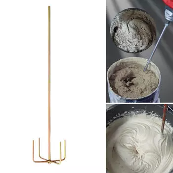 Стержень для смешивания цемента Бетонные инструменты Шестигранная рукоятка Легкая установка Износостойкий Электрическое перемешивание Type A