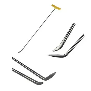 Стержни, инструмент для ремонта вмятин на кузове, прочные инструменты из легированной стали, инструменты для ремонта вмятин на хвосте, крючки без покраски, стержни, град short hook