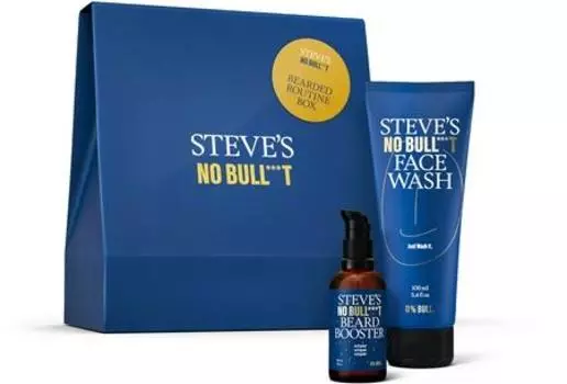 Steve s No Bull***t Beard Routine Coffret Cadeau Pour La Barbe TU прозрачный