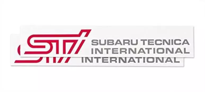 STI C 2 шт SUBARU/Subaru [Наклейка (Вишнево-красный)] [STSG14100310] красный
