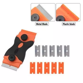 Sticker-Removal Tool Blade Scraper Scraper Blade 11 11pc Plastic New