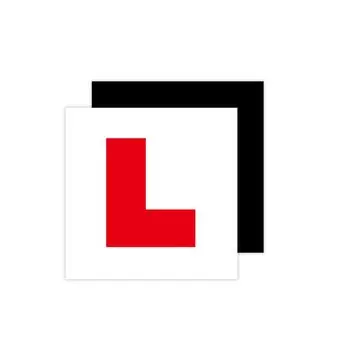 Sticker Vehicle Stickers Red Car Learner Sign Car Stickers Magnetic L Plates New Drivers Stickers красный