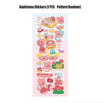 Stickers Gudetama Cartoon Guka Diy Personalized Stationery Kids Gifts Lucky Toy