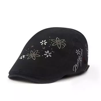Sticking Drill Peaked Hat Мужская весна-осень Anti-Sunshade Beret армия зеленый
