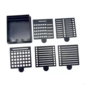 Диспенсер для трафаретов для липких заметок с трафаретом, прочный, многоразовый, липкий держатель