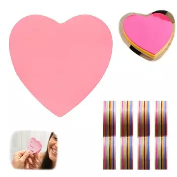 Sticky Strong Silhouette 10 69 x 69 100 листов x 4 блока Super Desk Sticky Cute Sticky Note Office 10 цветов Заметки, Клей, Дизайн, Сердце, Цвета,