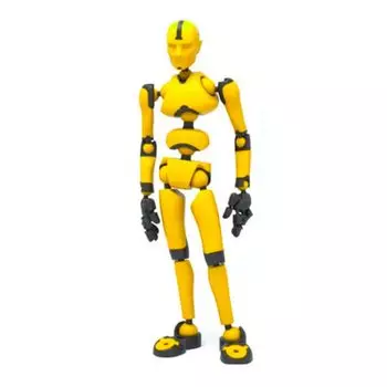 Stickybones Фигурка с магнитом Художественная фигурка Stickybones (Солнечная вспышка) жёлтый