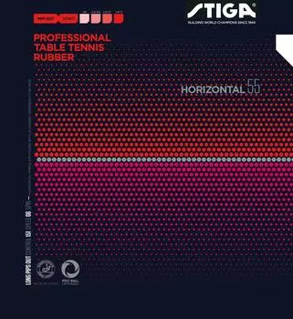 STIGA Накладка для настольного тенниса Высокозернистая резина Горизонтальная 55 Красный Средний 1711550517 красный