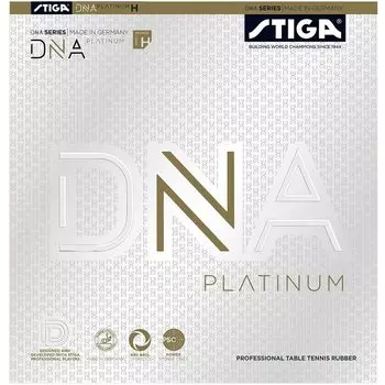 STIGA резина для настольного тенниса Tension Back Soft DNA Platinum H Black MAX 1712060123 чёрный