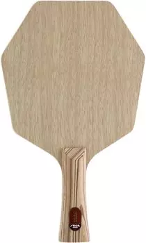 STIGA Table Tennis Shakehand Table Tennis Cyber Shape Pure FLA Racket, J.T.T.A.A. (Japan Association) Approved, Natural, 1602-2102-35