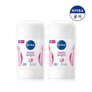 Стик Extrabright 50млX2 Nivea