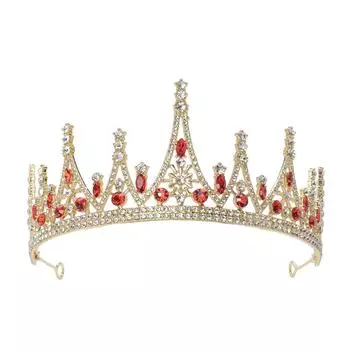 Стиль барокко, ретро сплав, стразы, бриллианты, свадебные украшения, аксессуары для волос, корона, свадебные аксессуары для банкета, головной убор