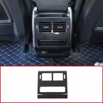 Стиль из углеродного волокна для Landrover Range Rover Sport RR Sport 2014-2017, АБС-пластик, задняя крышка розетки переменного тока Carbon Fiber
