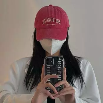 Стиль Лос-Анджелес Кепка-солнцезащитный козырек с вышивкой Кепка Бейсболка с буквами Кепка-солнцезащитная кепка Кепка Snapback серый