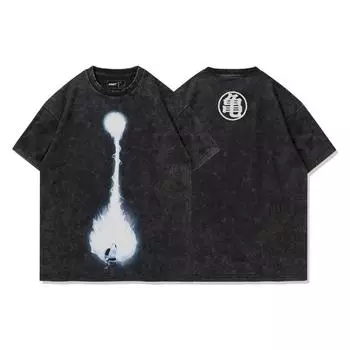 Стиль Люксовый Бренд Мужская Женская Рубашка Лето Хлопок Принт Уличная Одежда Винтаж Оверсайз Футболка Унисекс Осень Зима S