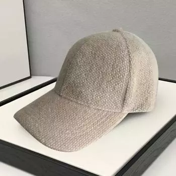 Стильная бейсбольная кепка Yousheng, повседневная теплая универсальная утолщенная дизайнерская удобная шапка для комфортной защиты от солнца белый