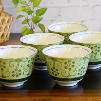 Стильная белая зернистая Kutani для роскошной японской столовой посуды, чайная чашка, посуда, чайная чашка, набор на 5 персон, железо, желто-зеленый, керамика, гости, белый