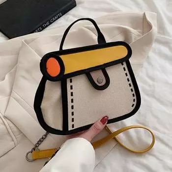 Стильная большая вместительная подарочная сумка из искусственной кожи для девочек-подростков, сумка через плечо для повседневного использования, женская сумка на одно плечо