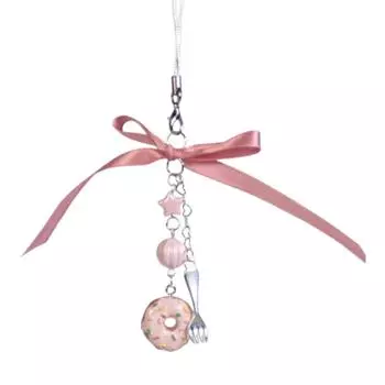 Стильная цепочка для мобильного телефона Ручная работа Бисером Брелок Подвеска Модная цепочка для ключей Практичный аксессуар для телефона и сумки 6