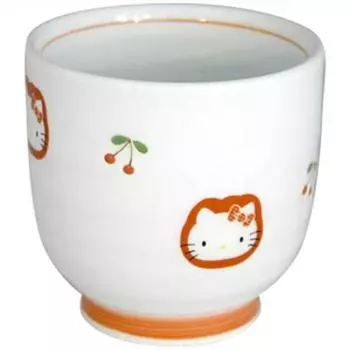 Стильная чашка для чая Hello Kitty с горячей водой, японская чашка CUP (вишня)/Арита Фарфор/Размер(см) 7.4x7.3/№448495