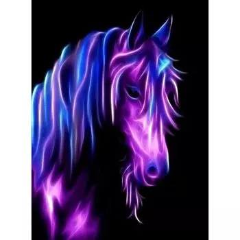 Стильная DIY 5D алмазная живопись лошадь вышивка крестиком Алмазная вышивка узоры стразы Алмазная мозаика домашний декор ремесло подарки Full Round 20X30CM