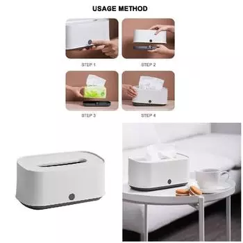 Стильная домашняя канистра для салфеток, скандинавская коробка для хранения салфеток, автомобильная коробка, пластиковый съемный Мел серый