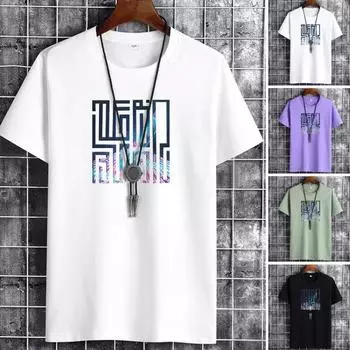 Стильная футболка с 3D-резкой, впитывающая влагу, быстросохнущая, простой повседневный пуловер, топ 5XL чёрный