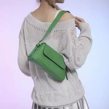 Стильная и красивая персонализированная сумка через плечо женская летняя сумка 2024 года с подмышкой, маленькая квадратная женская сумка чёрный