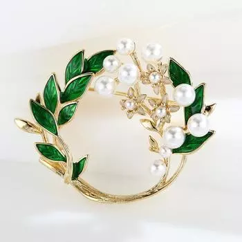 Стильная и простая брошь «Гардения», стекающая с масла, женская элегантность, универсальный темперамент, аксессуары из эмалевого сплава