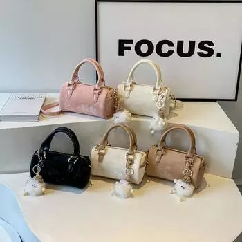 Стильная и простая сумка-подушка через плечо женская сумка-сумка Boston No pendant чёрный