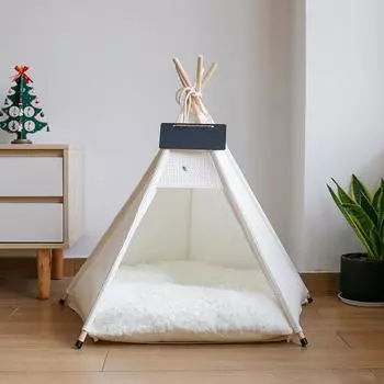 Стильная и простая усовершенствованная версия палатки для домашних животных, которую можно использовать в любое время года S (40 40 50cm)