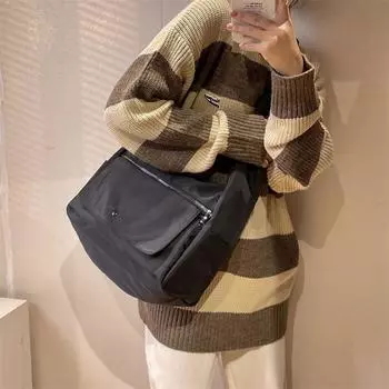 Стильная и универсальная женская сумка через плечо из ткани Oxford Canvas — новый, высококлассный дизайн и большая вместимость