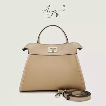 Стильная и вместительная женская сумка-мессенджер – 2024 Осень/Зима Универсальная сумка через плечо большой вместимости 12x20x27 cm