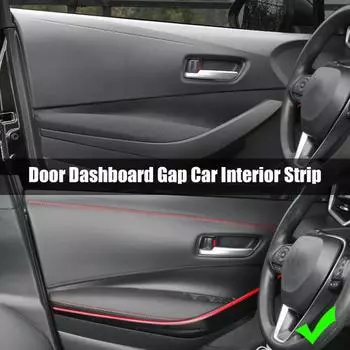 Стильная износостойкая водонепроницаемая наклейка на дверную панель автомобиля, защитная накладка на внутреннюю отделку, аксессуары 200cm