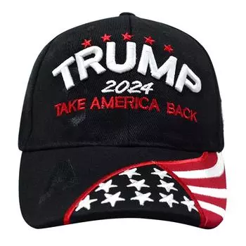 Стильная кепка Дональда Трампа 2025 года США бейсболки Keep America Great Snapback Президентская кепка с вышивкой Модная унисекс солнцезащитная кепка чёрный