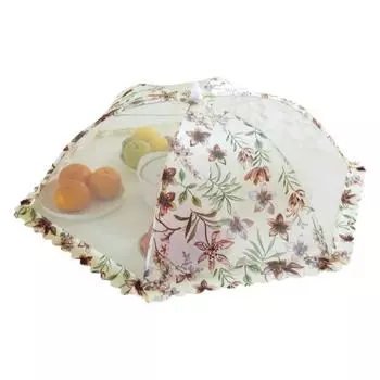 Стильная крышка для еды от комаров, кружевной дизайн, сетка от комаров, защита еды S-Style A