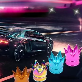 Стильная крышка клапана шины, герметичная, универсальная, тонкая работа жёлтый