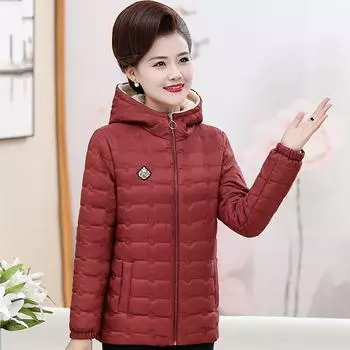 Стильная куртка из хлопка на осень/зиму для женщин 40-50 лет XL чёрный