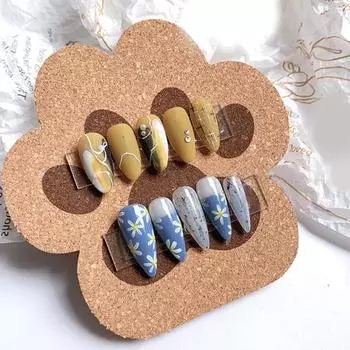 Стильная маникюрная палитра, инструменты для ногтей без заусенцев, экономия места B