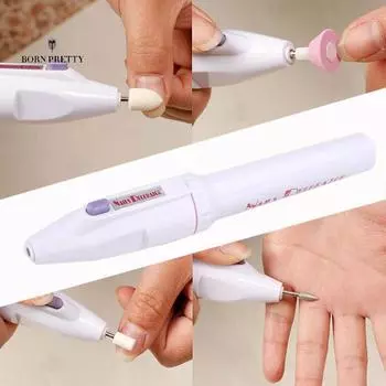 Стильная машина для полировки ногтей с шлифовальными головками, портативная красавица